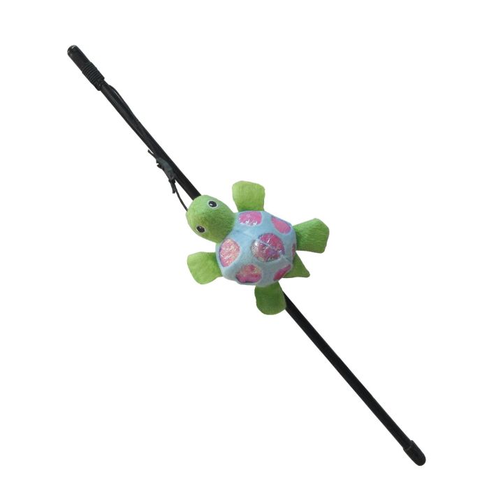 Gloria Juguete para Gato, Caña con Peluche y Cuerda Interactivo para Cazar y Estimular Instinto Natural, de Terileno y Plástico 1 Gloria Juguete para Gato, Caña con Peluche y Cuerda Interactivo para Cazar y Estimular Instinto Natural, de Terileno y Plástico 1