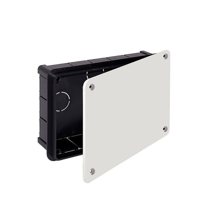 Caja de empotrar rectangular 200x130x60mm con tornillos (retractilado) solera 314 Caja de empotrar rectangular 200x130x60mm con tornillos (retractilado) solera 314