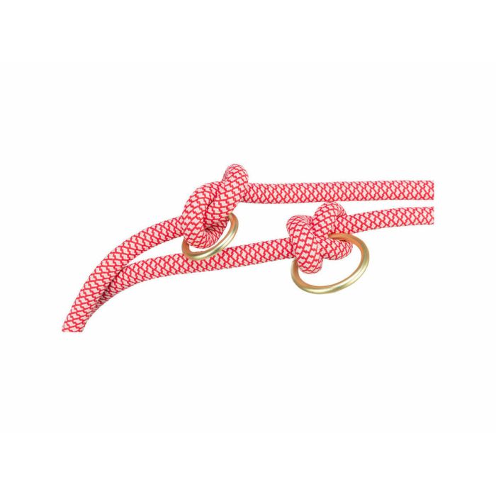 Ramal ajustable para perro Trixie Soft Rope Rojo Crema S S/XL 2