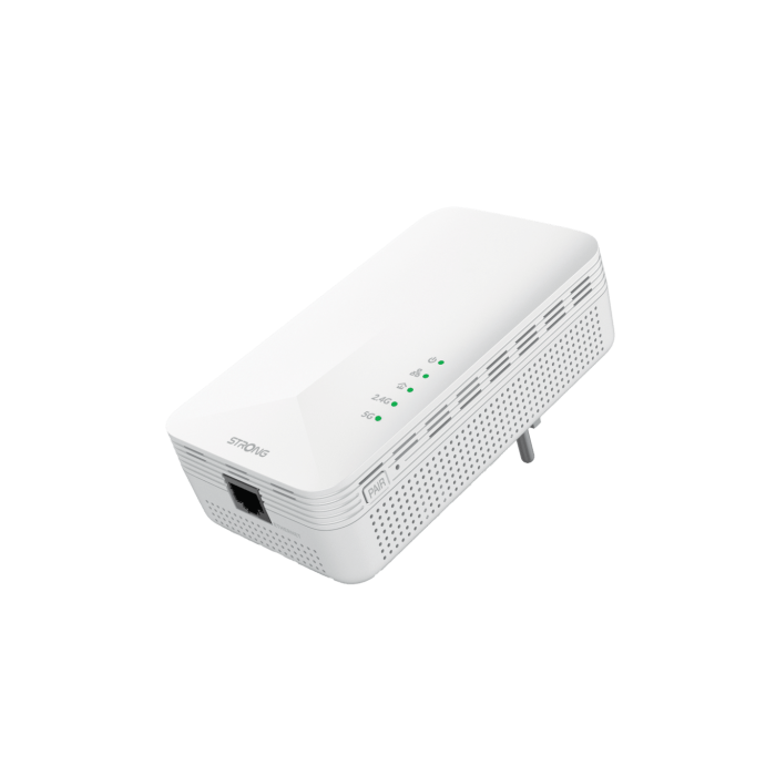 Strong POWERL1000DUOWIFIEUV2 Adaptador de Red PowerLine 1000 Mbit/s con WiFi y Ethernet, Blanco, 2 unidades 3