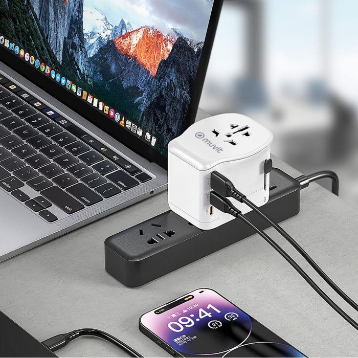 Ladrón de enchufe Muvit for Change Plástico 45 W 11