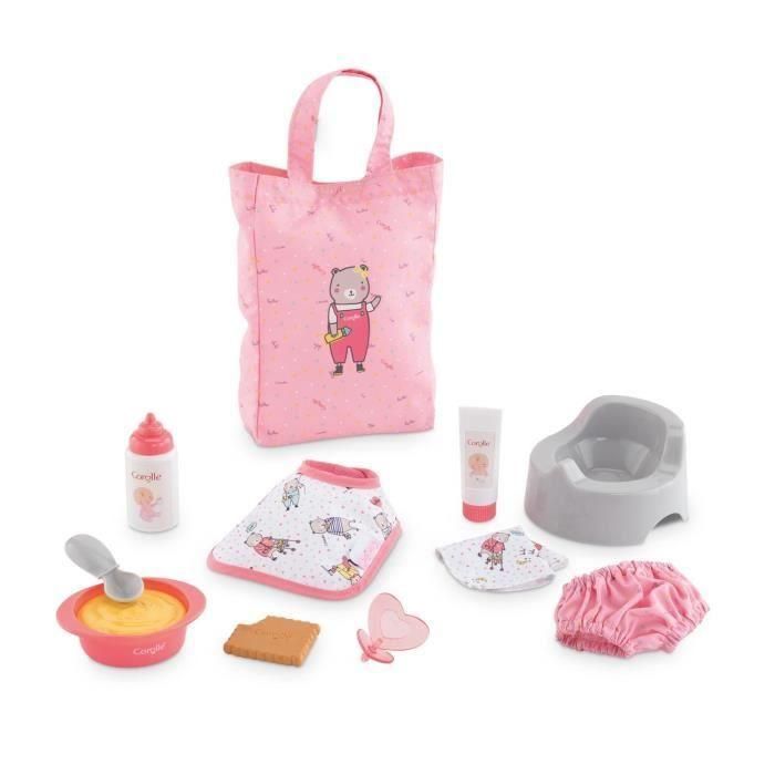 COROLLE - Mi primera muñeca Corolle - Caja de accesorios grande para muñeca de 30 cm COROLLE - Mi primera muñeca Corolle - Caja de accesorios grande para muñeca de 30 cm