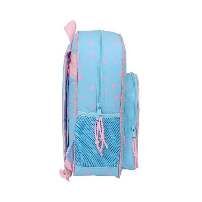 Mochila Escolar Lilo & Stitch Happy Azul cielo 32 x 38 x 12 cm 2 Mochila Escolar Lilo & Stitch Happy Azul cielo 32 x 38 x 12 cm 2