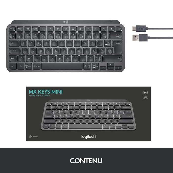 Teclado Logitech 920-010495 Grafito Qwerty Español QWERTY 16