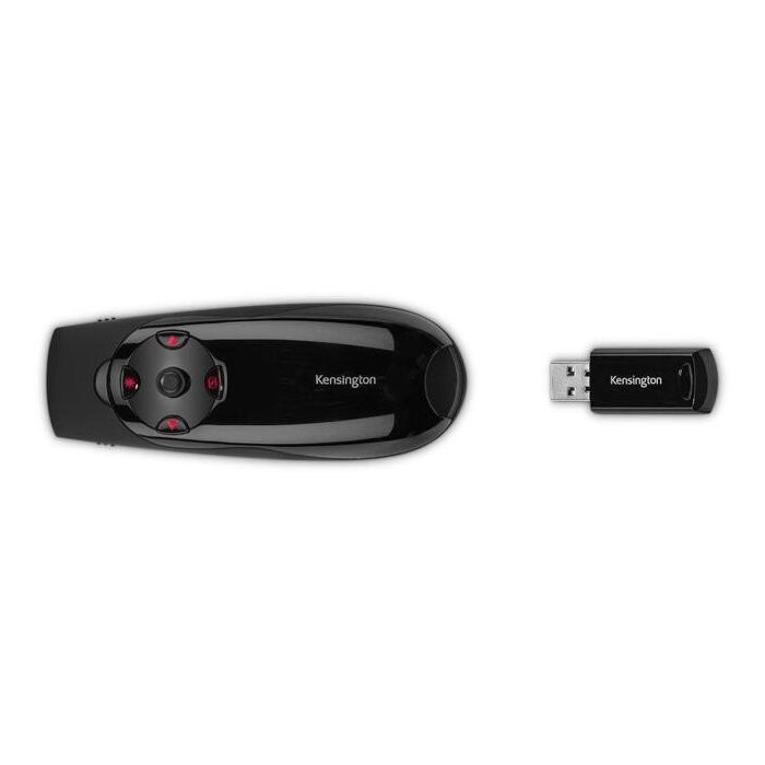 Kensington Expert Puntero Láser Rojo - Conexión Inalámbrica USB, Alcance 45M, Control de Presentaciones 8 Kensington Expert Puntero Láser Rojo - Conexión Inalámbrica USB, Alcance 45M, Control de Presentaciones 8