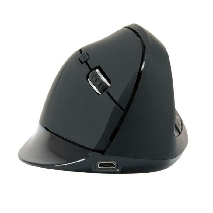CONCEPTRONIC MOUSE BLUETOOH 5.2 ERGONOMICO 6 BOTONES 1600DPI BATERIA RECARGABLE COLOR NEGRO