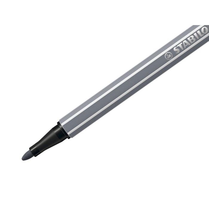 Stabilo Rotulador Pen 68 gris Oscuro Caja 10 Ud 3