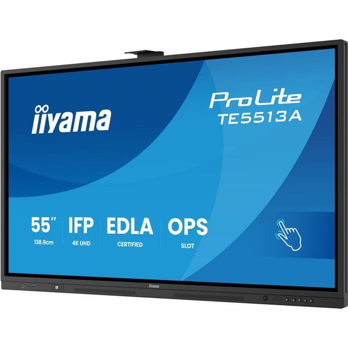 iiyama 55" IFP, 3840x2160, IR 40TP, AG glass, Wifi 6 iiyama 55" IFP, 3840x2160, IR 40TP, AG glass, Wifi 6