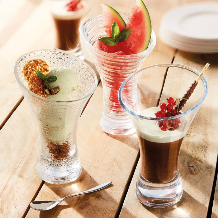 Arcoroc Jazzed Caja 6 Copas Helado Vidrio Transparente 41 cL 1