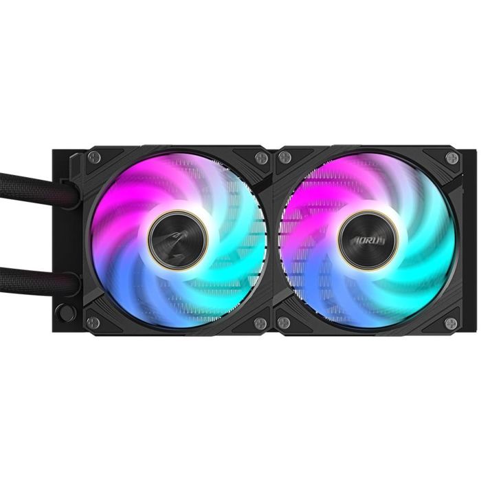 Gigabyte AORUS WATERFORCE X II 240 Refrigeración líquida AIO para CPU - 2 ventiladores ARGB 120mm, pantalla LCD, compatible Intel LGA 1700 y AMD AM5 3 Gigabyte AORUS WATERFORCE X II 240 Refrigeración líquida AIO para CPU - 2 ventiladores ARGB 120mm, pantalla LCD, compatible Intel LGA 1700 y AMD AM5 3