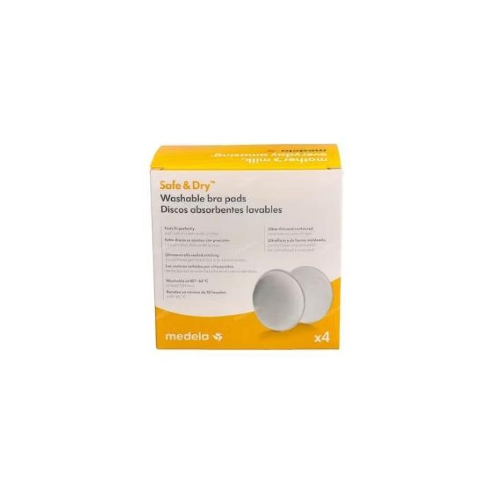 Medela Disco de Lactancia Absorb Reut Lavable 4 Unidades 80236