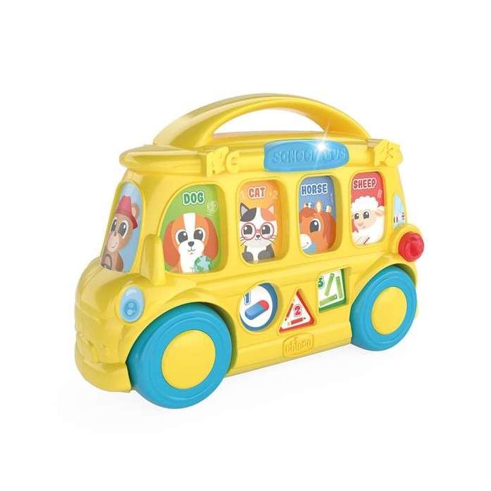 Chicco Autobús Vehículo Interactivo Bilingüe con Luces y Sonidos para Niños 27,5x25x13,5 cm 0 Chicco Autobús Vehículo Interactivo Bilingüe con Luces y Sonidos para Niños 27,5x25x13,5 cm 0