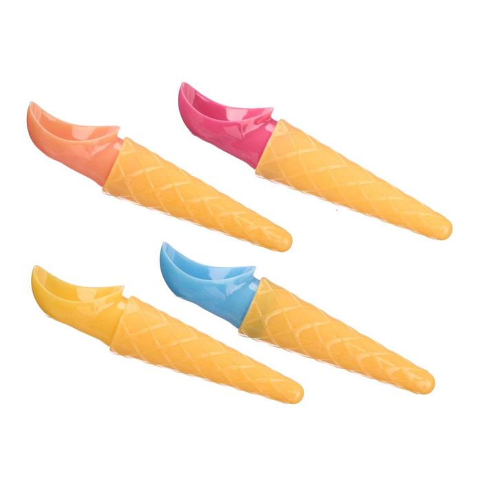 Cuchara Cono Helado Surtidos Colores Leknes 4X20CM (24 Unidades) 1 Cuchara Cono Helado Surtidos Colores Leknes 4X20CM (24 Unidades) 1