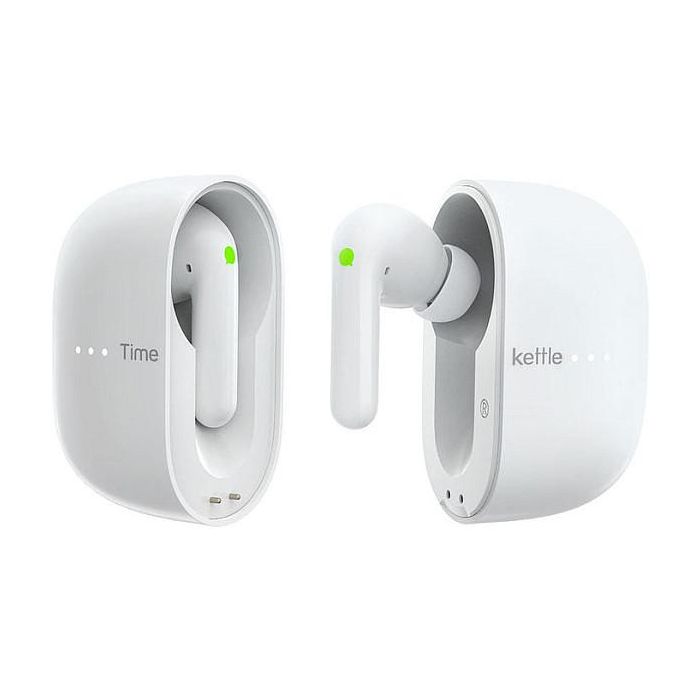 Timekettle M3 Auriculares con Traducción Offline Inalámbricos Bluetooth 5.2 para Llamadas/Música, Resistentes al Agua IPX4, 25h Batería, Blanco
