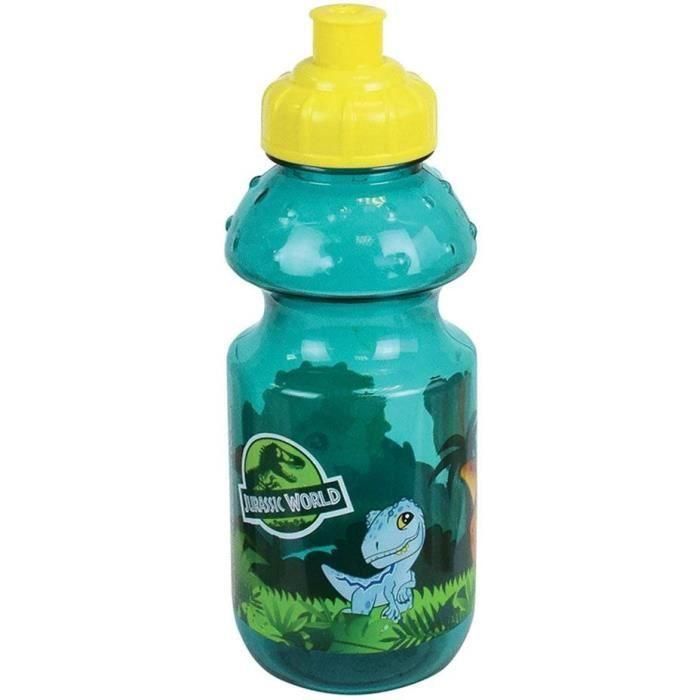 Juego de Vajilla Infantil Jurassic - FUN HOUSE - 006322 - Vaso, Plato Hondo, Plato Llano, Cubiertos, Botella y Caja para Merienda 4