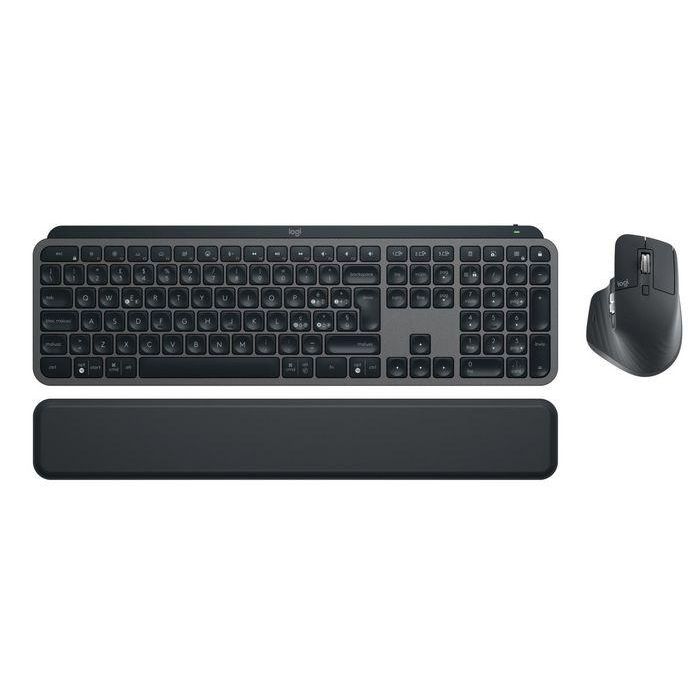 Logitech MX Keys Combo for Business Gen 2 - Teclado Retroiluminado Graphite ITA, Ratón MX Master 3S 8000 DPI Quiet Click, Logi Bolt 0 Logitech MX Keys Combo for Business Gen 2 - Teclado Retroiluminado Graphite ITA, Ratón MX Master 3S 8000 DPI Quiet Click, Logi Bolt 0