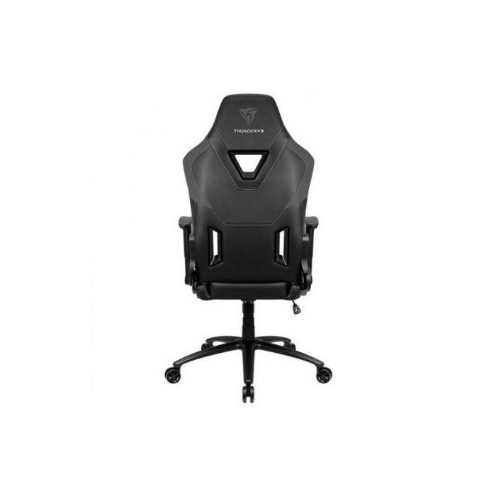 SILLA GAMER THUNDERX3 DC3BK NEGRA - MARCO DE METAL - REPOSABRAZOS AJUSTABLE - RUEDAS NYLON - TECNOLOGÍA AIR - PISTON CLASE 4 - HASTA 150KG 1