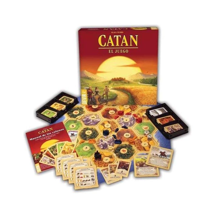 Juego catan ¡coloniza la isla de catan con astucia y estrategia! - modelos surtidos