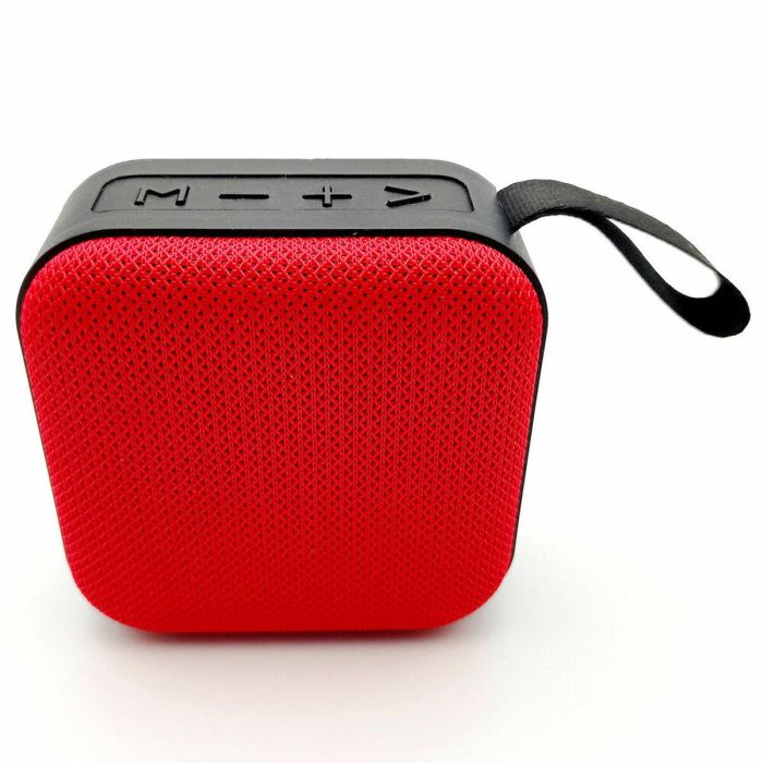 Altavoz Bluetooth Mini 2 Rojo 3W Radio ELBE ALT-R40-BT Altavoz Bluetooth Mini 2 Rojo 3W Radio ELBE ALT-R40-BT
