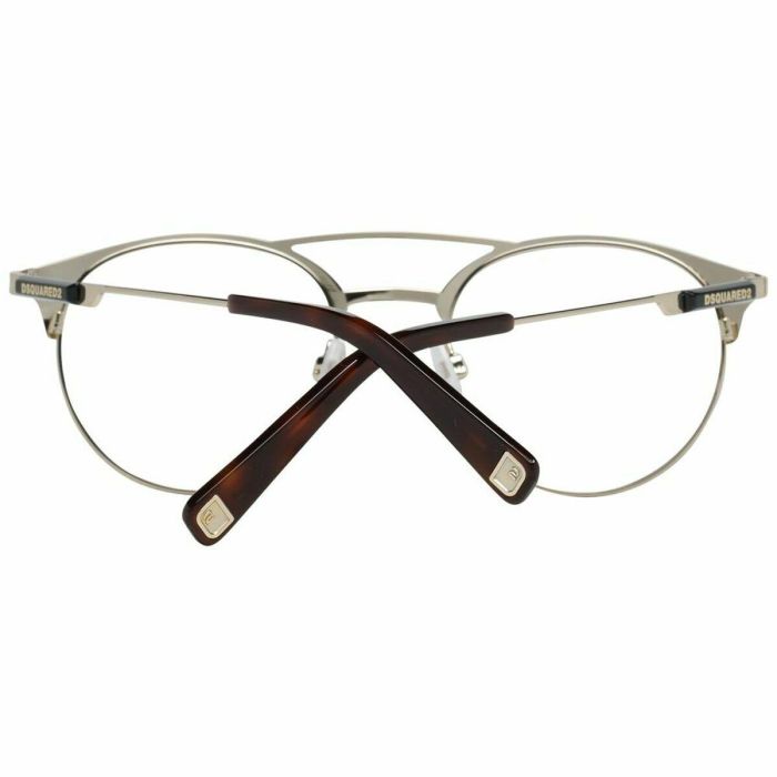 Montura de Gafas Hombre Dsquared2 DQ5284-032-51 Dorado Ø 51 mm 1