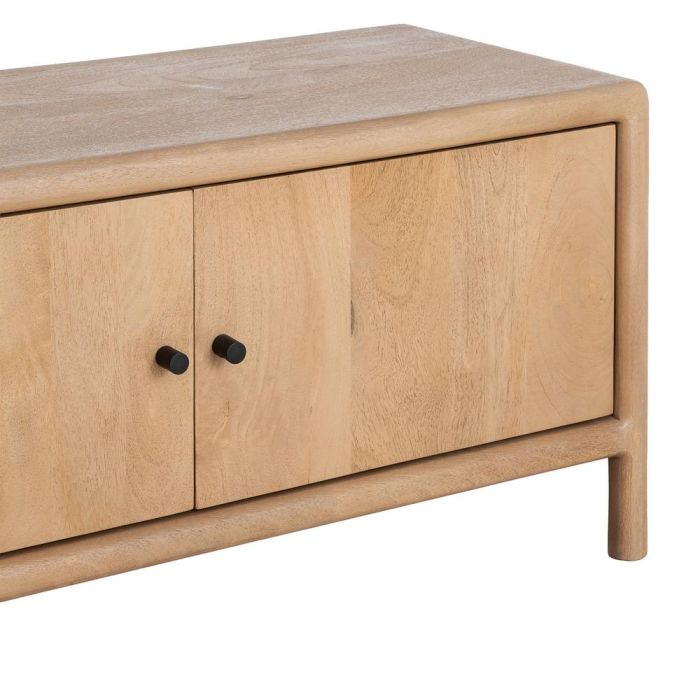 Mueble Tv Natural Madera de Mango Salón 190 X 40 X 45 cm