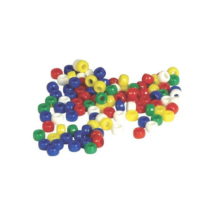 Abalorios Plastico Niefenver 300 Unidades Colores Opacos Surtidos