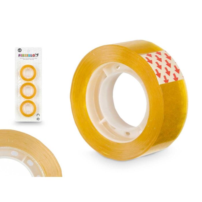 Set 3 Rollos Celo Pincello 8X23CM (48 Unidades) Set 3 Rollos Celo Pincello 8X23CM (48 Unidades)