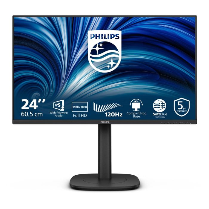 PHILIPS 60,45cm 23,8Zoll 1920x1080 120Hz IPS Flat H/A 150 MM TUV EyeSafe certified USB HUB SPEAKERS DP HDMI 300cd/m2 TCO 10 0 PHILIPS 60,45cm 23,8Zoll 1920x1080 120Hz IPS Flat H/A 150 MM TUV EyeSafe certified USB HUB SPEAKERS DP HDMI 300cd/m2 TCO 10 0
