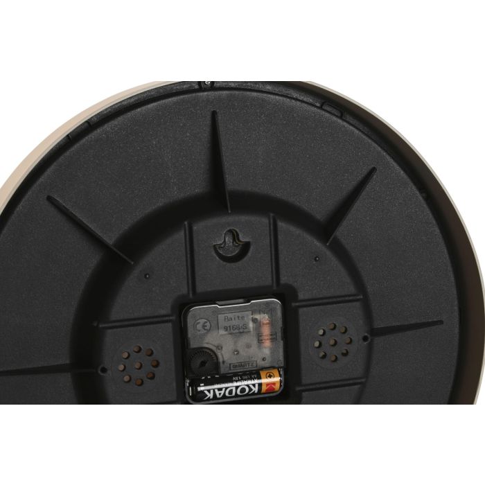 DKD Home Decor Reloj de Pared Scandi Natural Marron 4.7 x 30 x 30 cm (2 Unidades) 2