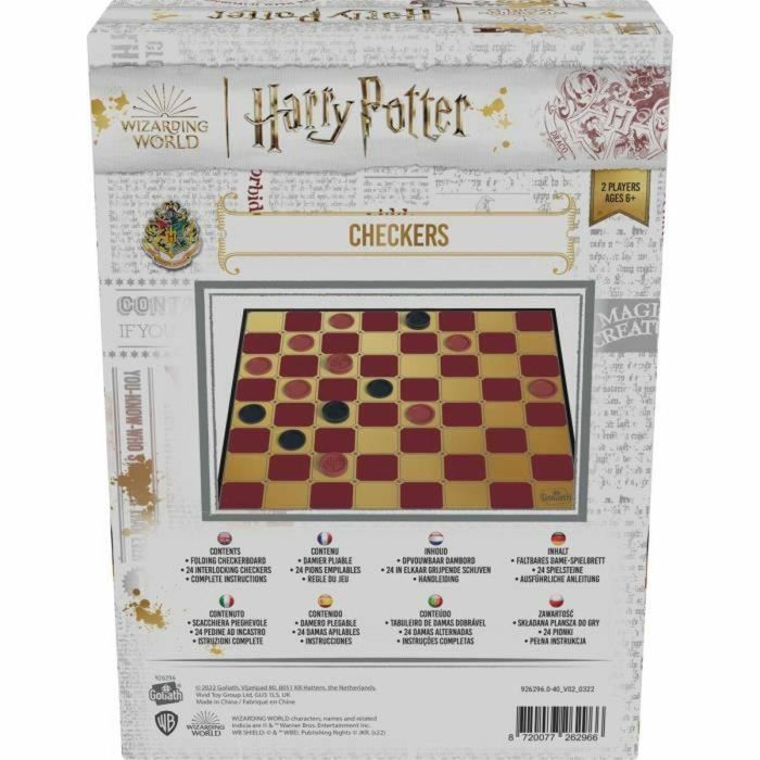 Goliath bv Juego de Mesa Harry Potter Juego de Damas - Producto Oficial de Wizarding World 1