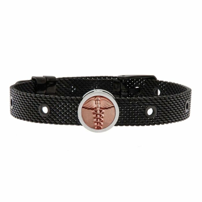 Pulsera Unisex Health Talent Jewels TJA-2-04-02-1-235 Negro 1 Pulsera Unisex Health Talent Jewels TJA-2-04-02-1-235 Negro 1