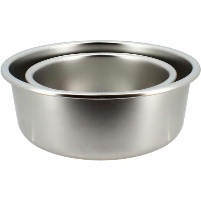 Juego de 2 recipientes herméticos con tapa - MENASTYL - 5040178 - Acero inoxidable - Redondos - 15 y 20 cm - Apto para microondas 1 Juego de 2 recipientes herméticos con tapa - MENASTYL - 5040178 - Acero inoxidable - Redondos - 15 y 20 cm - Apto para microondas 1
