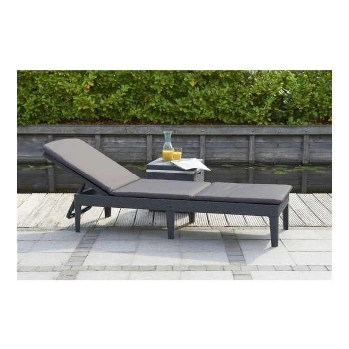 Tumbona Allibert by KETER 8711245146294 Gris 187 x 58 x 29 cm 5