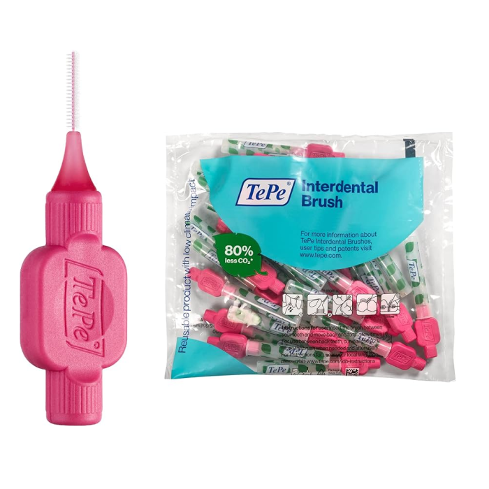 Tepe Angle Interdental Brushes 0,4 Pink 25 Piezas