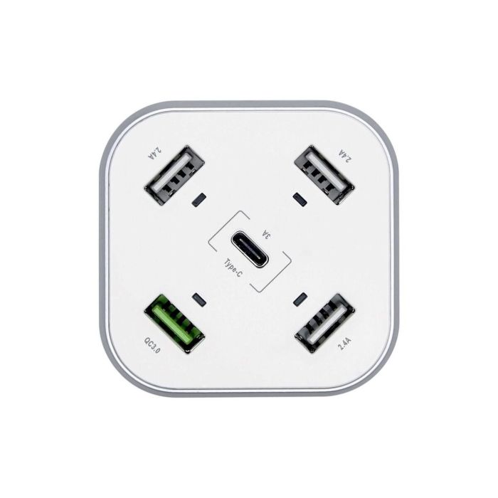 Cargador USB Aisens ASCH-5PQC-W Blanco 4 Cargador USB Aisens ASCH-5PQC-W Blanco 4