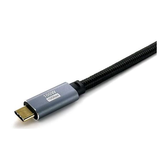 EQUIP 128359 Cable USB-C a USB-C 3.2 Gen 2 Macho/Macho 3m 100W PD 4K/60Hz 10Gbps Negro 3 EQUIP 128359 Cable USB-C a USB-C 3.2 Gen 2 Macho/Macho 3m 100W PD 4K/60Hz 10Gbps Negro 3
