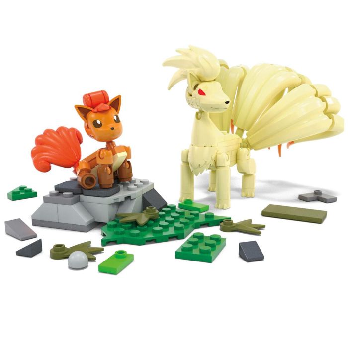 Mega Construx HTH79 Set de Construcción Pokémon Evolución Vulpix Ninetales, 145 Piezas, Figuras Articuladas, +6 Años 2 Mega Construx HTH79 Set de Construcción Pokémon Evolución Vulpix Ninetales, 145 Piezas, Figuras Articuladas, +6 Años 2