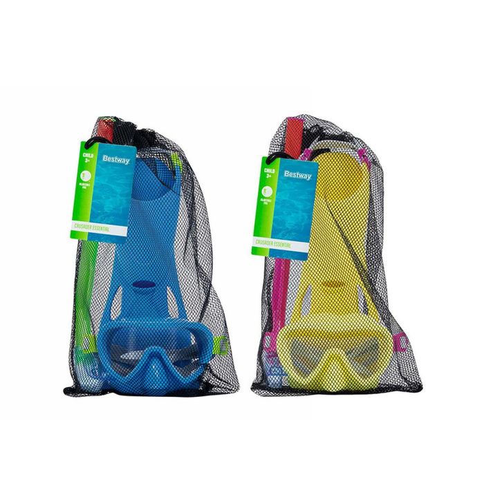 Bestway Set Snorkel Junior Correa Anatomica Color Surtido 37-41 +7 Años Playa y Piscina 25019 3 Bestway Set Snorkel Junior Correa Anatomica Color Surtido 37-41 +7 Años Playa y Piscina 25019 3