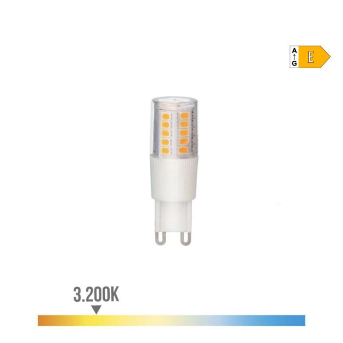 Bombilla g9 led 5.5w 650lm 3200k luz calida base ceramica ø1,8x5,4cm edm