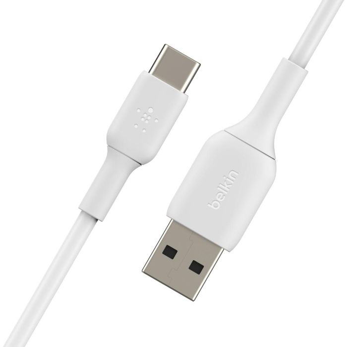Cable USB A a USB-C Belkin CAB001bt1MWH Blanco 1 m (1 unidad) (1 m) 3
