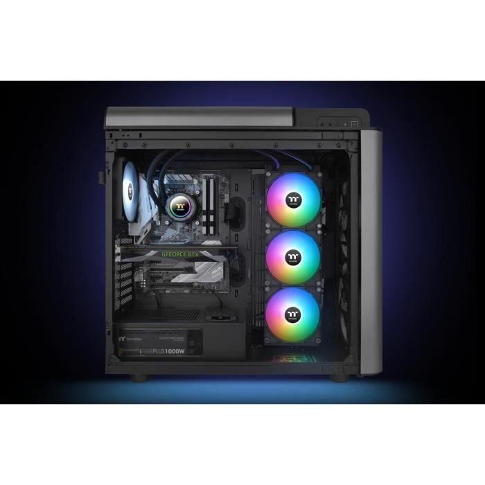 THERMALTAKE TH420 V2 A-RGB Sync - Todo en uno con refrigeración por agua - 3x140 mm 3