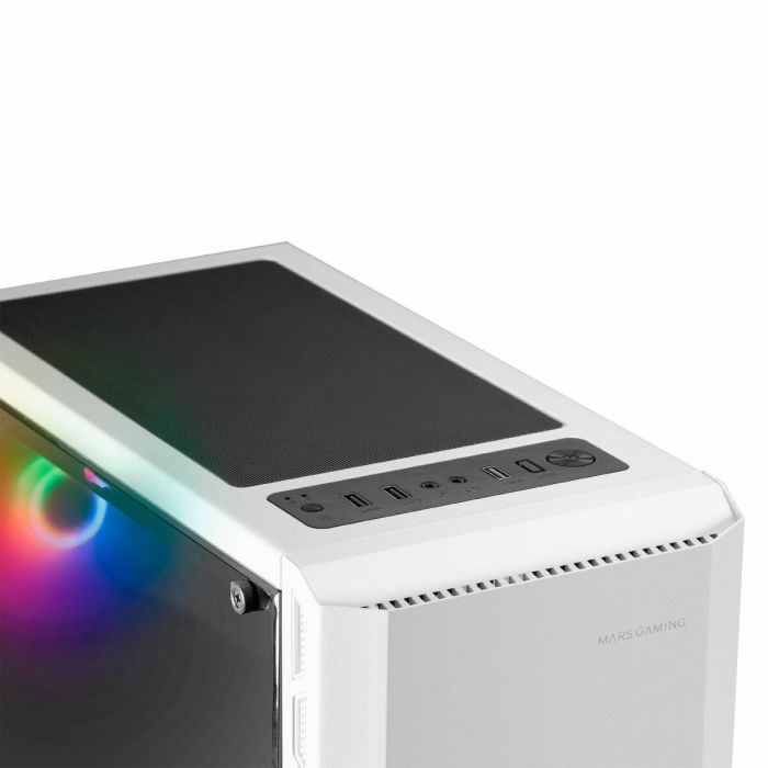 Mars Gaming MC-X2 Caja de Ordenador Blanco - Frontal en Acero, Ventiladores FRGB, Soporte para Gráficas Extragrandes y Refrigeración Líquida 3 Mars Gaming MC-X2 Caja de Ordenador Blanco - Frontal en Acero, Ventiladores FRGB, Soporte para Gráficas Extragrandes y Refrigeración Líquida 3
