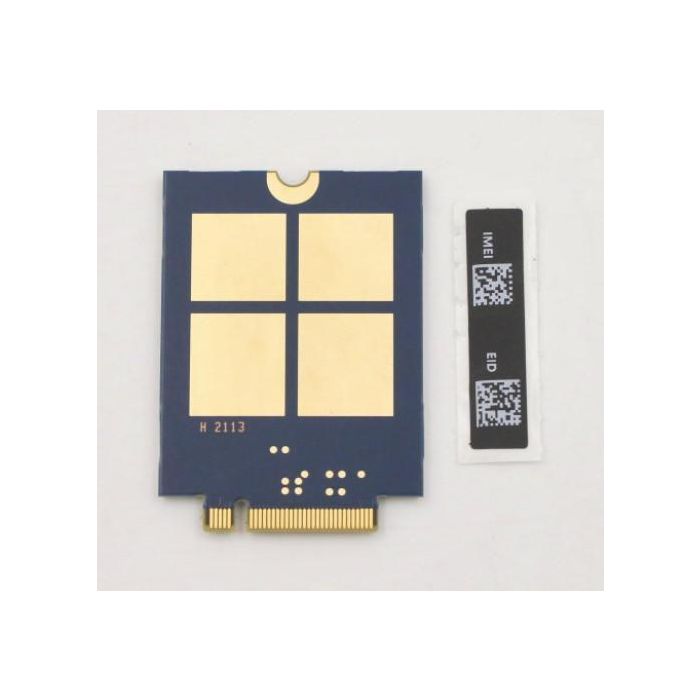 Lenovo 4G LTE CAT12 PCIe WWAN module, M.2 form factor, 600 Mbps downlink, -40°C to +85°C operating range, integrated GNSS receiver. 1 Lenovo 4G LTE CAT12 PCIe WWAN module, M.2 form factor, 600 Mbps downlink, -40°C to +85°C operating range, integrated GNSS receiver. 1