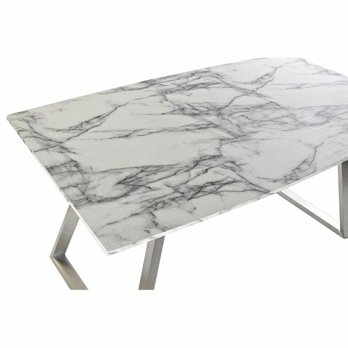 Mesa Comedor Moderno DKD Home Decor Blanco 90 x 76 x 160 cm 5 Mesa Comedor Moderno DKD Home Decor Blanco 90 x 76 x 160 cm 5