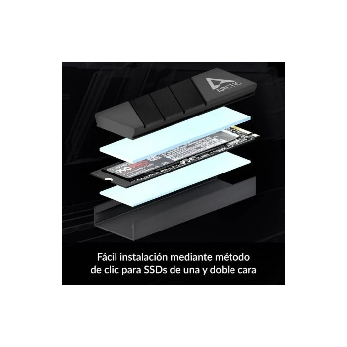 ARCTIC M2 Pro Disipador SSD Negro 3