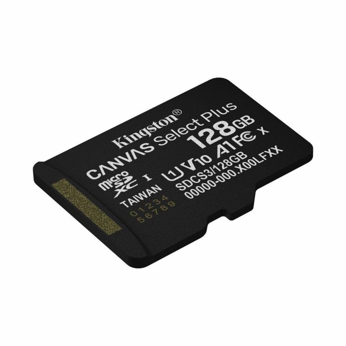 Tarjeta de Memoria Micro SD con Adaptador Kingston SDCS3/128GBSP 128 GB 13 Tarjeta de Memoria Micro SD con Adaptador Kingston SDCS3/128GBSP 128 GB 13