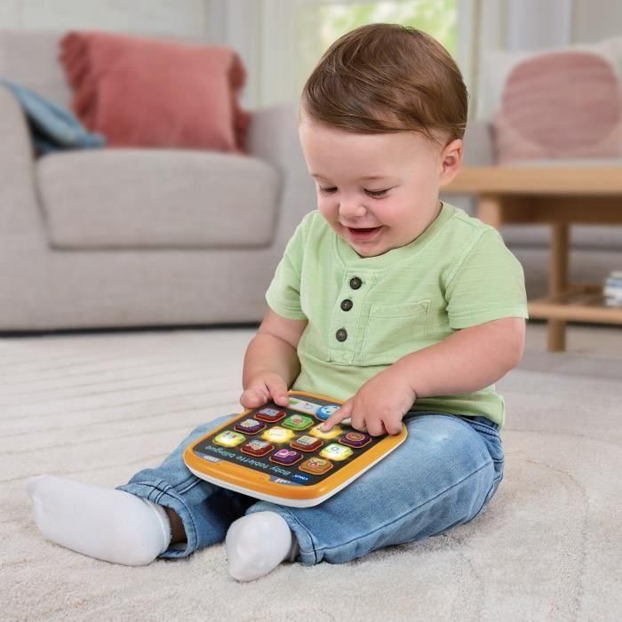 Vtech Baby Tableta Bilingüe para Bebé - Juguete Educativo con 12 Botones Iluminados, Francés e Inglés (9-36 meses) 3
