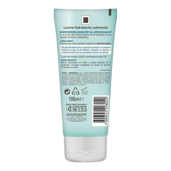 Garnier After Sun Leche Hidratante Calmante 100 ml 1