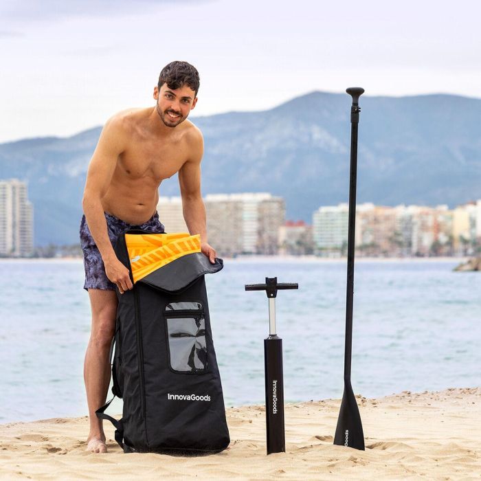 Tabla de Paddle Surf Hinchable 2 en 1 con Asiento y Accesorios Siros InnovaGoods 10'5" 320 cm 11 Tabla de Paddle Surf Hinchable 2 en 1 con Asiento y Accesorios Siros InnovaGoods 10'5" 320 cm 11