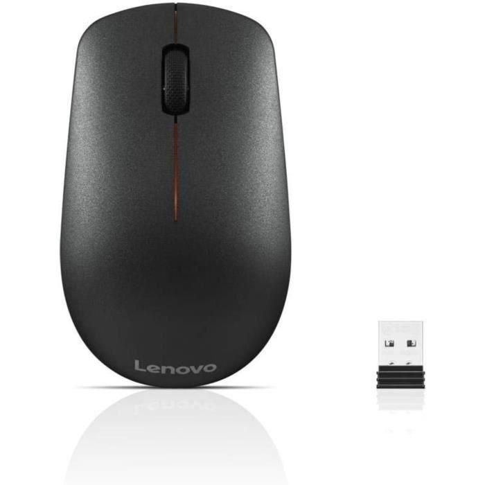 Lenovo 400 Ratón Inalámbrico Portátil 1200 dpi 2.4 GHz para Oficina y Viajes Conexión Sencilla y Fiable